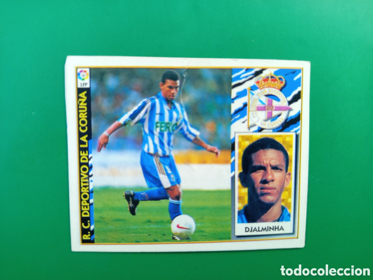 Cromos de F&uacute;tbol: ❇️ CROMO ⚽ DJALMINHA DEPORTIVO DE LA CORU&Ntilde;A COLOCA 97 98 1997 1998 ESTE RECORTADO ❇️