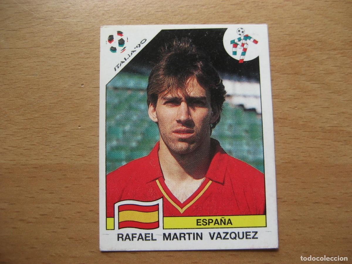 Cromos de F&uacute;tbol: 1990 ITALIA 90 - N&ordm; 357 MARTIN VAZQUEZ - ESPA&Ntilde;A - PANINI