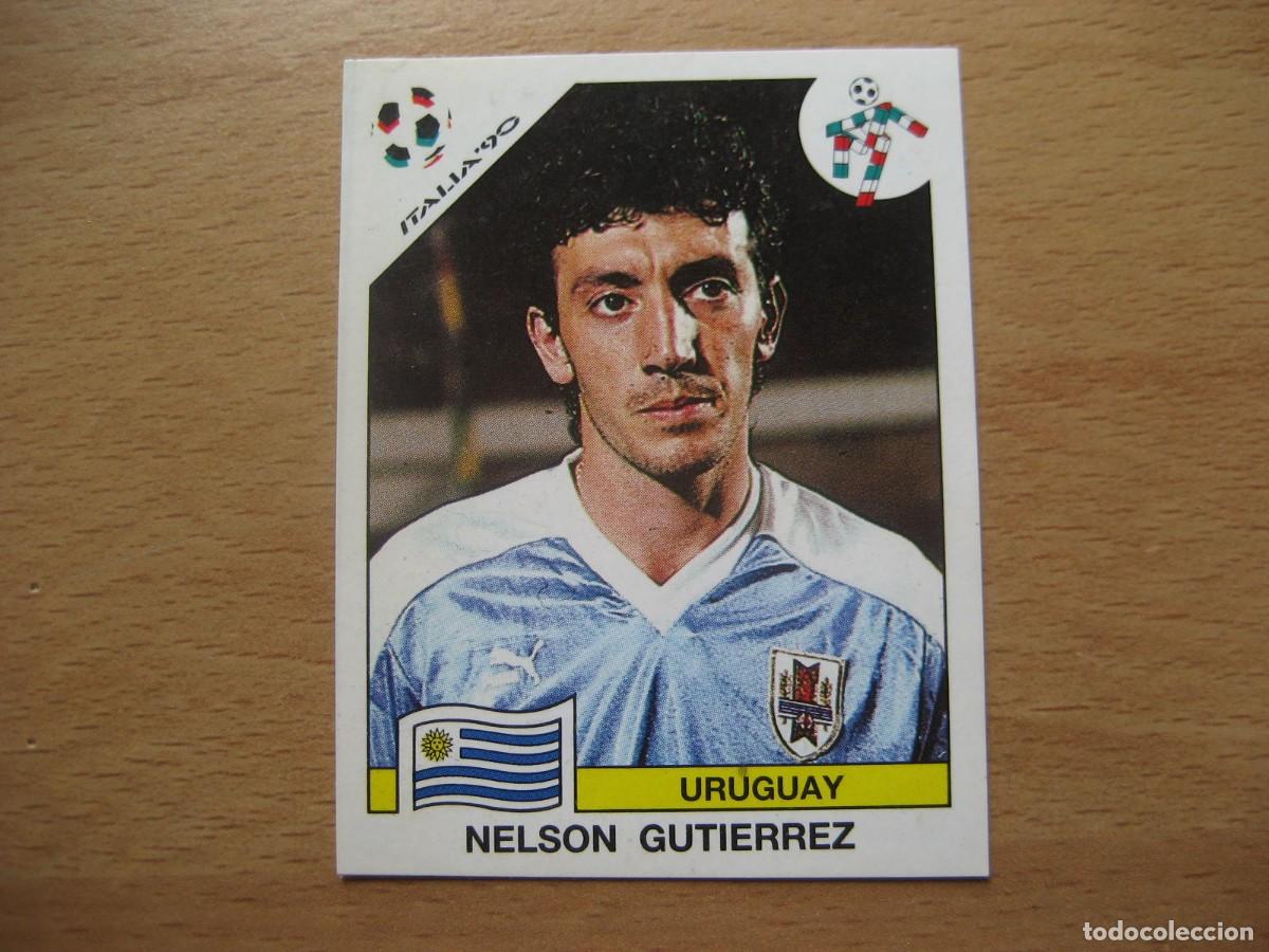 Cromos de F&uacute;tbol: 1990 ITALIA 90 - N&ordm; 368 NELSON GUTIERREZ - URUGUAY - PANINI