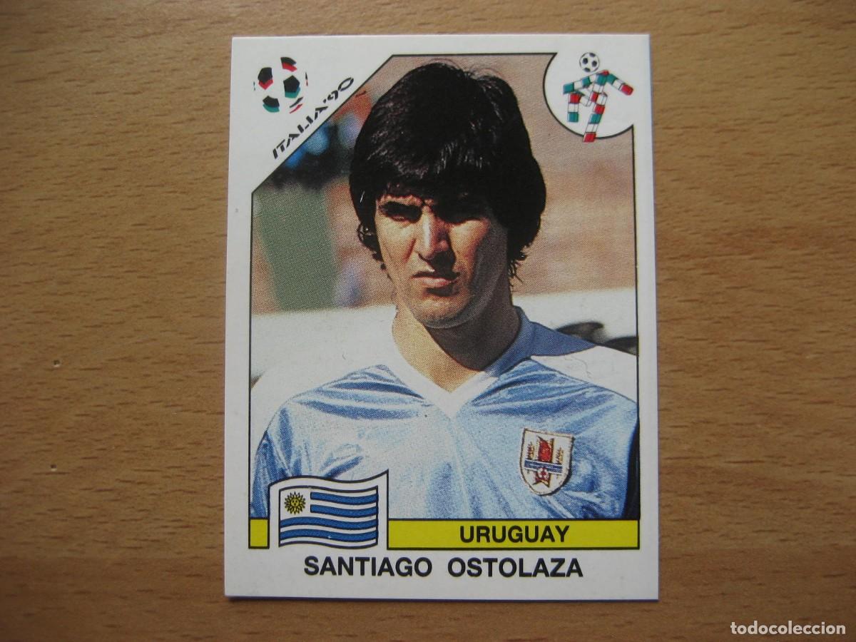 Cromos de F&uacute;tbol: 1990 ITALIA 90 - N&ordm; 373 SANTIAGO OSTOLAZA - URUGUAY - PANINI