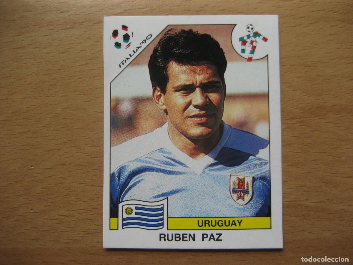 Cromos de F&uacute;tbol: 1990 ITALIA 90 - N&ordm; 377 RUBEN PAZ - URUGUAY - PANINI