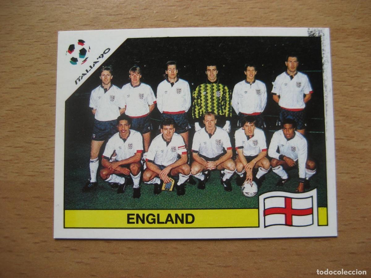 Football Stickers: 1990 ITALIA 90 - N&ordm; 385 EQUIPO - INGLATERRA - PANINI