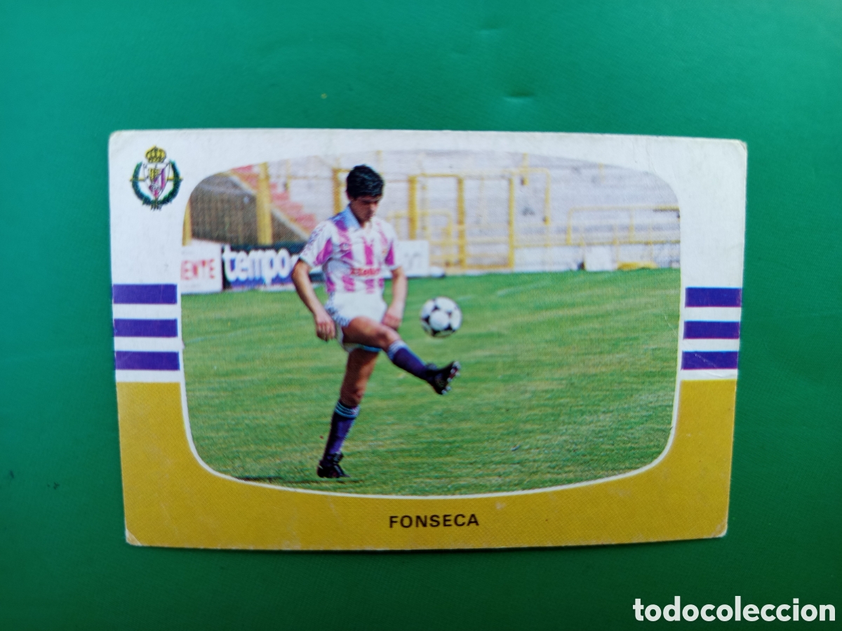 Cromos de f&uacute;tbol: ❇️ CROMO ⚽ FONSECA VALLADOLID &Uacute;LTIMOS FICHAJES 26 LIGA 84 85 1984 1985 CROMOS CANO ❇️