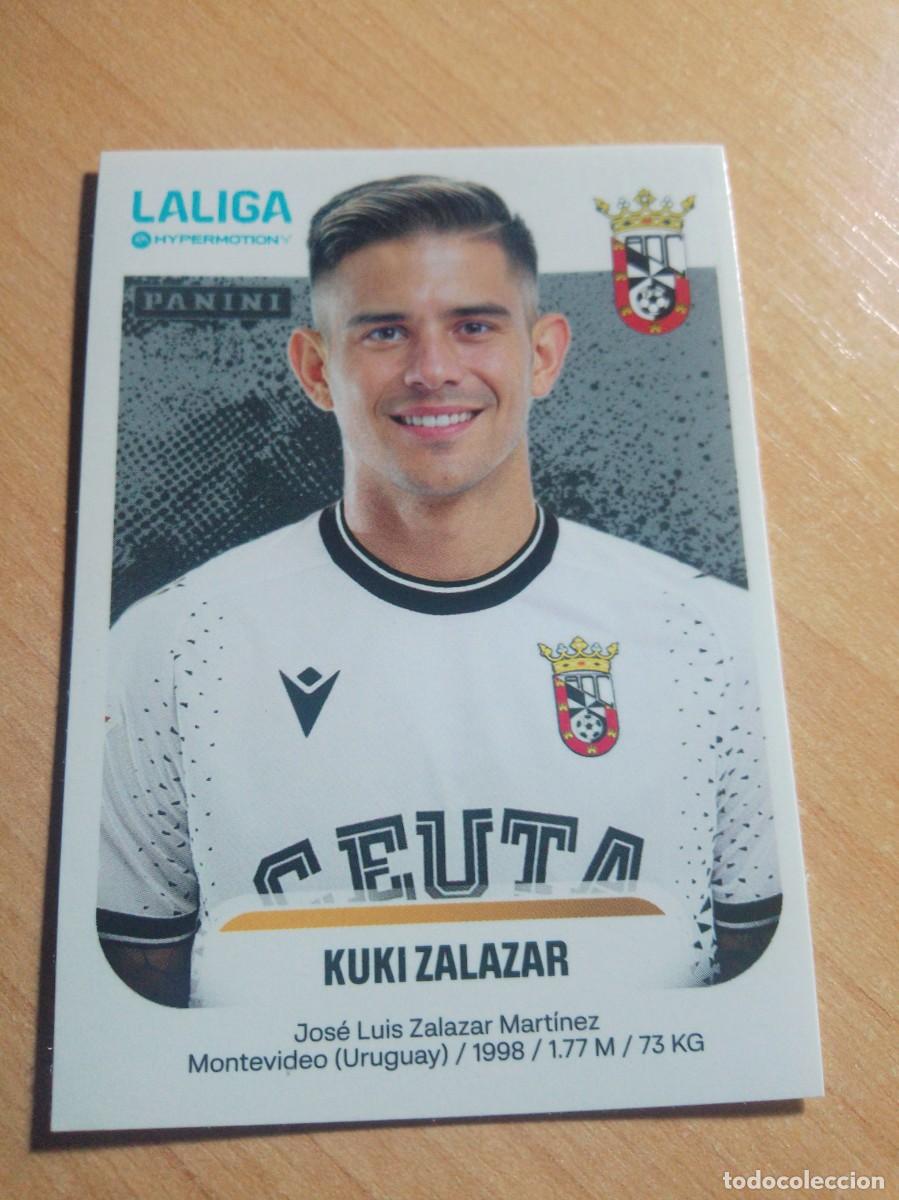Cromos de f&uacute;tbol: 129 KUKI ZALAZAR DEL CEUTA 2&ordf; DIVISION HYPERMOTION 25 26 PANINI 2025 2026
