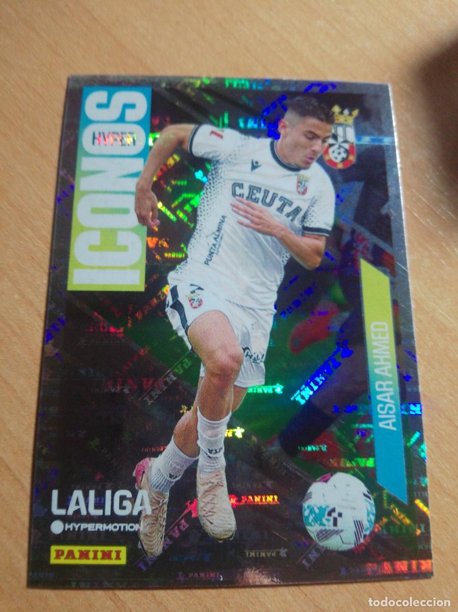 Cromos de F&uacute;tbol: 456 AHMED HYPER ICONOS DEL CEUTA 2&ordf; DIVISION HYPERMOTION 25 26 PANINI 2025 2026