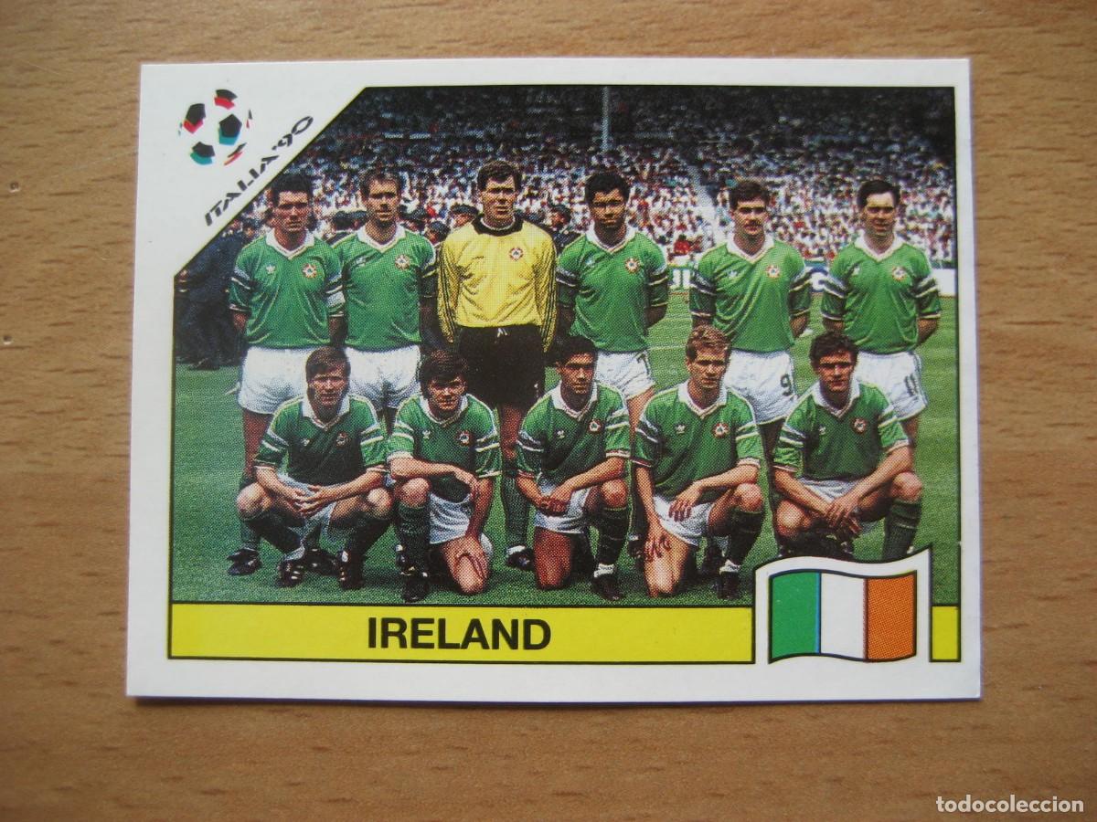 Cromos de F&uacute;tbol: 1990 ITALIA 90 - N&ordm; 423 EQUIPO - IRLANDA - PANINI
