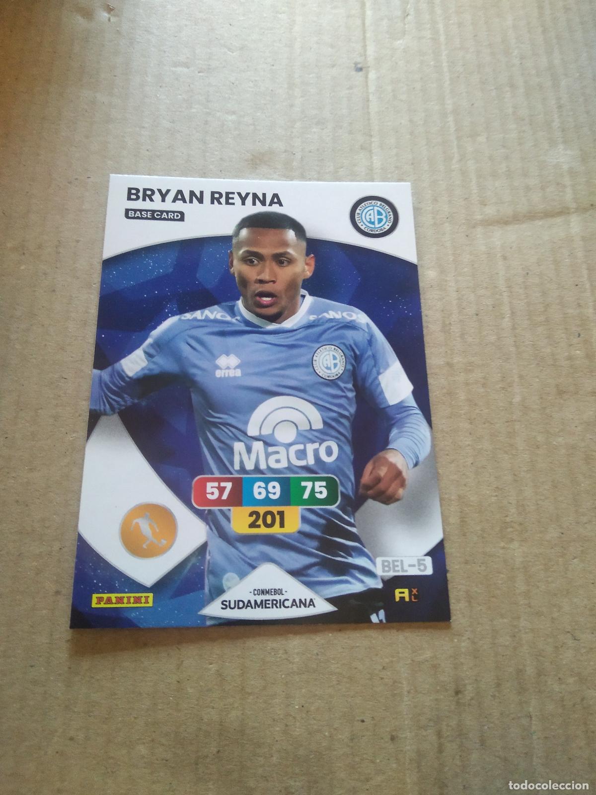 Cromos de F&uacute;tbol: bryan reyna BELGRANO CROMO FUTBOL PANINI ADRENALYN CONMEBOL LIBERTADORES SUDAMERICANA 2024