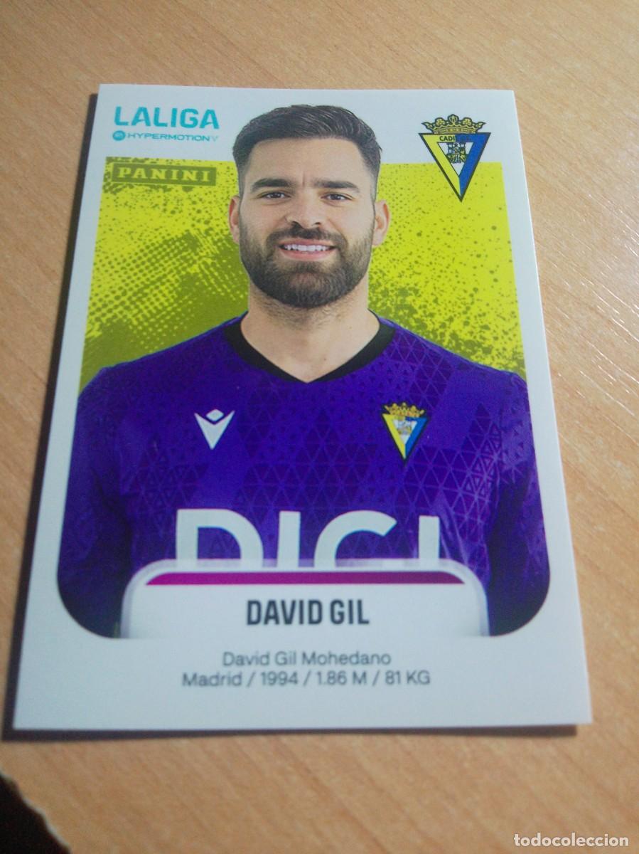 Cromos de F&uacute;tbol: 81 DAVID GIL DEL C&Aacute;DIZ 2&ordf; DIVISION HYPERMOTION 25 26 PANINI 2025 2026