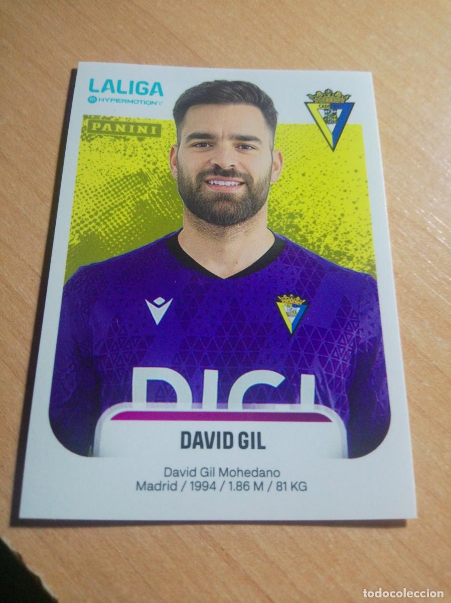 Cromos de F&uacute;tbol: 81 DAVID GIL DEL C&Aacute;DIZ 2&ordf; DIVISION HYPERMOTION 25 26 PANINI 2025 2026