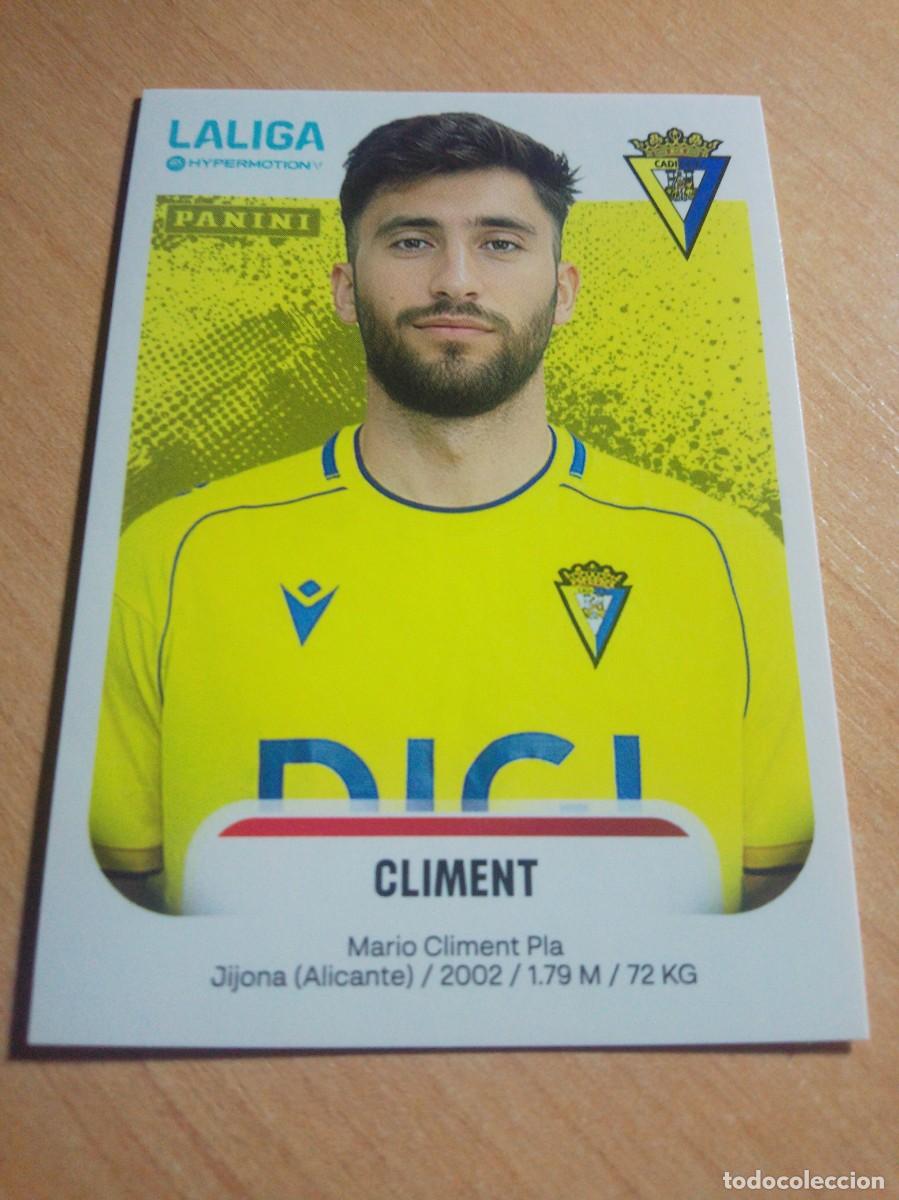 Cromos de Futebol: 86 CLIMENT DEL C&Aacute;DIZ 2&ordf; DIVISION HYPERMOTION 25 26 PANINI 2025 2026