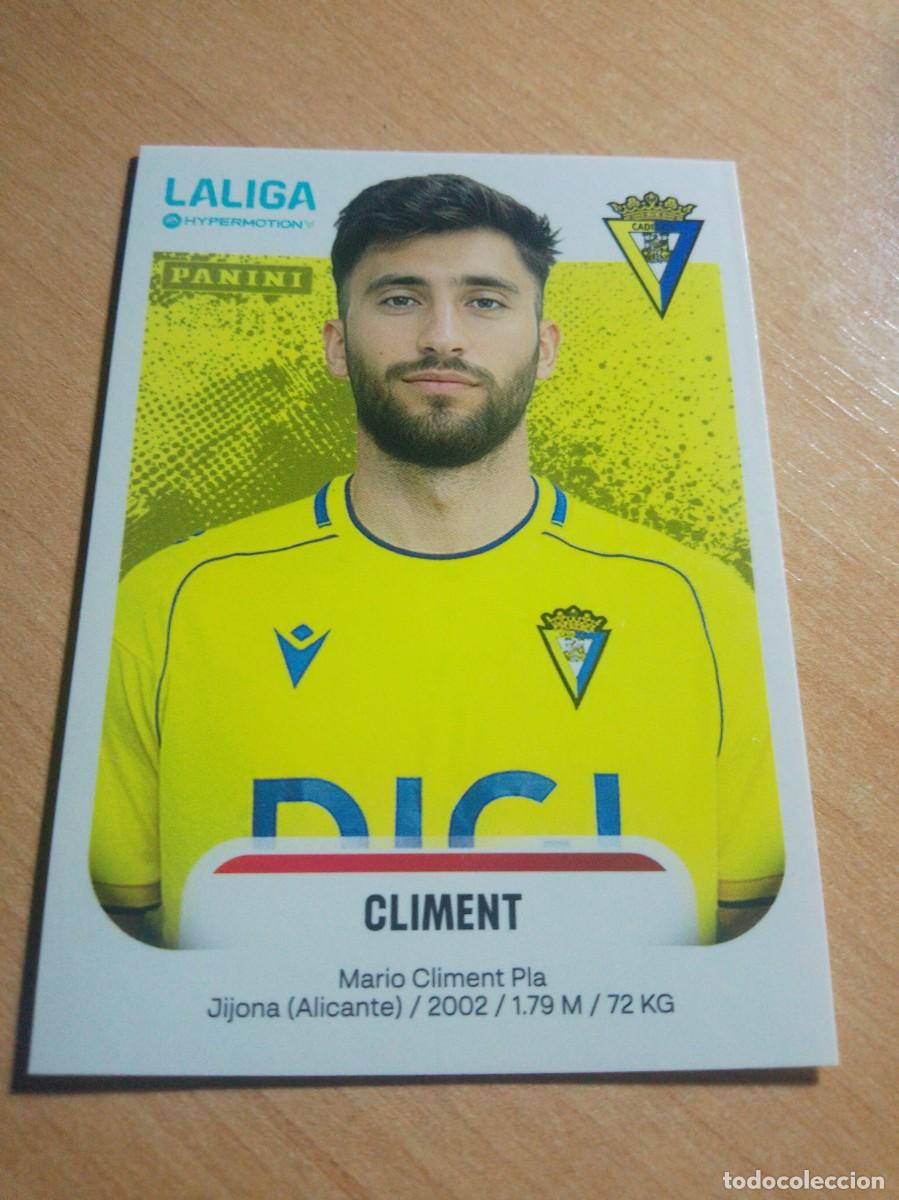 Cromos de Futebol: 86 CLIMENT DEL C&Aacute;DIZ 2&ordf; DIVISION HYPERMOTION 25 26 PANINI 2025 2026