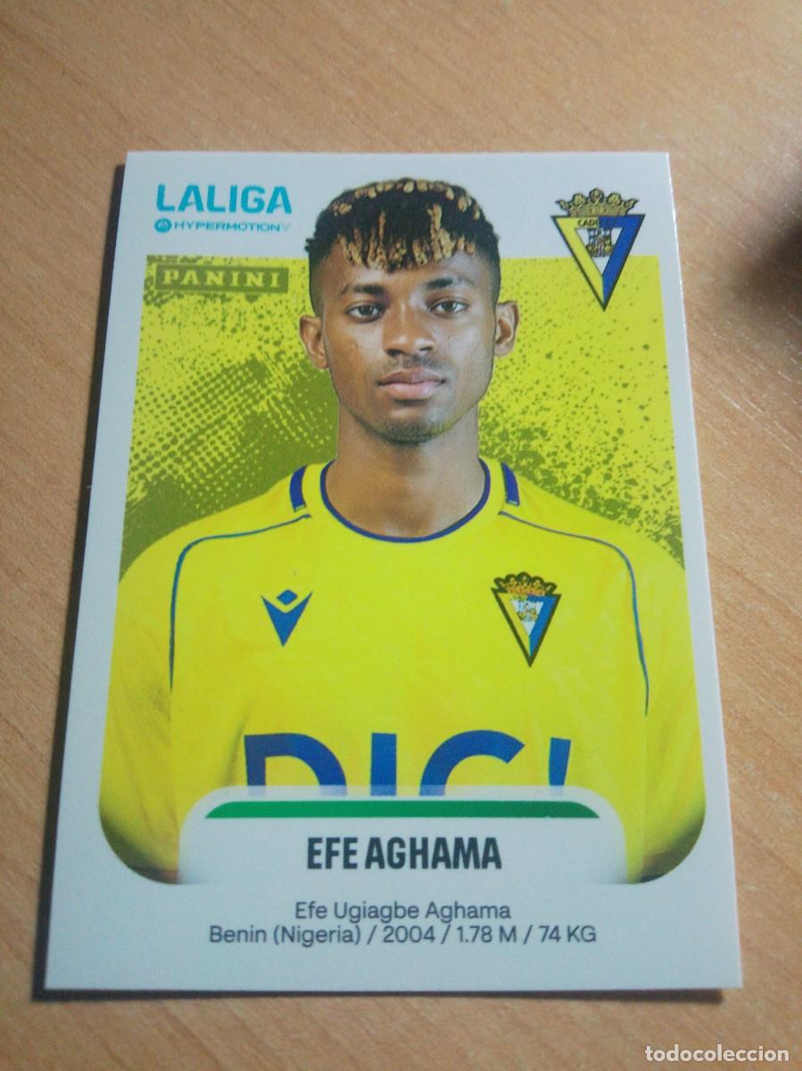 Football Stickers: 93 B EFE AGHAMA DEL C&Aacute;DIZ 2&ordf; DIVISION HYPERMOTION 25 26 PANINI 2025 2026