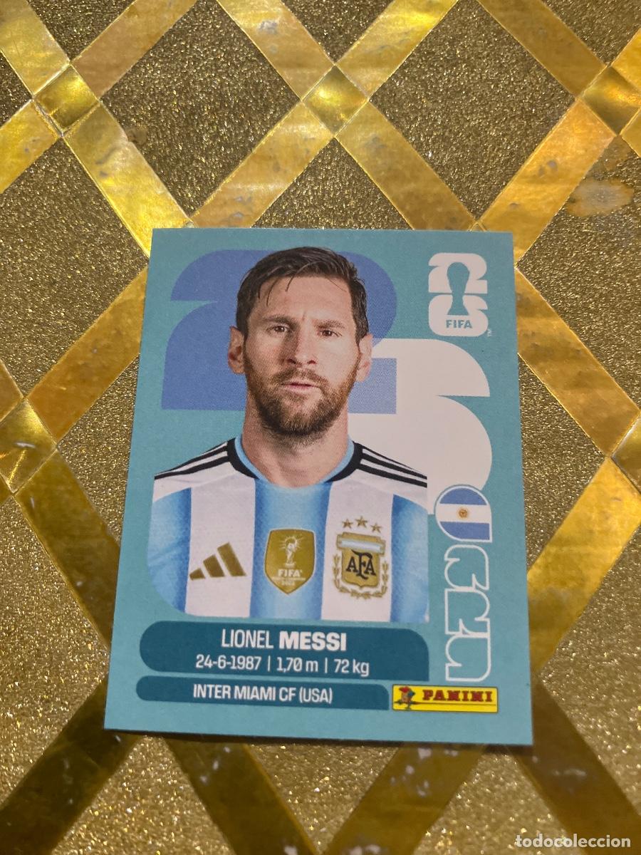 Cromos de F&uacute;tbol: CROMO DE F&Uacute;TBOL NUMERO ARG 17 LIONEL MESSI ARGENTINA MUNDIAL 2026 MEXICO-EEUU-CANADA PANINI !