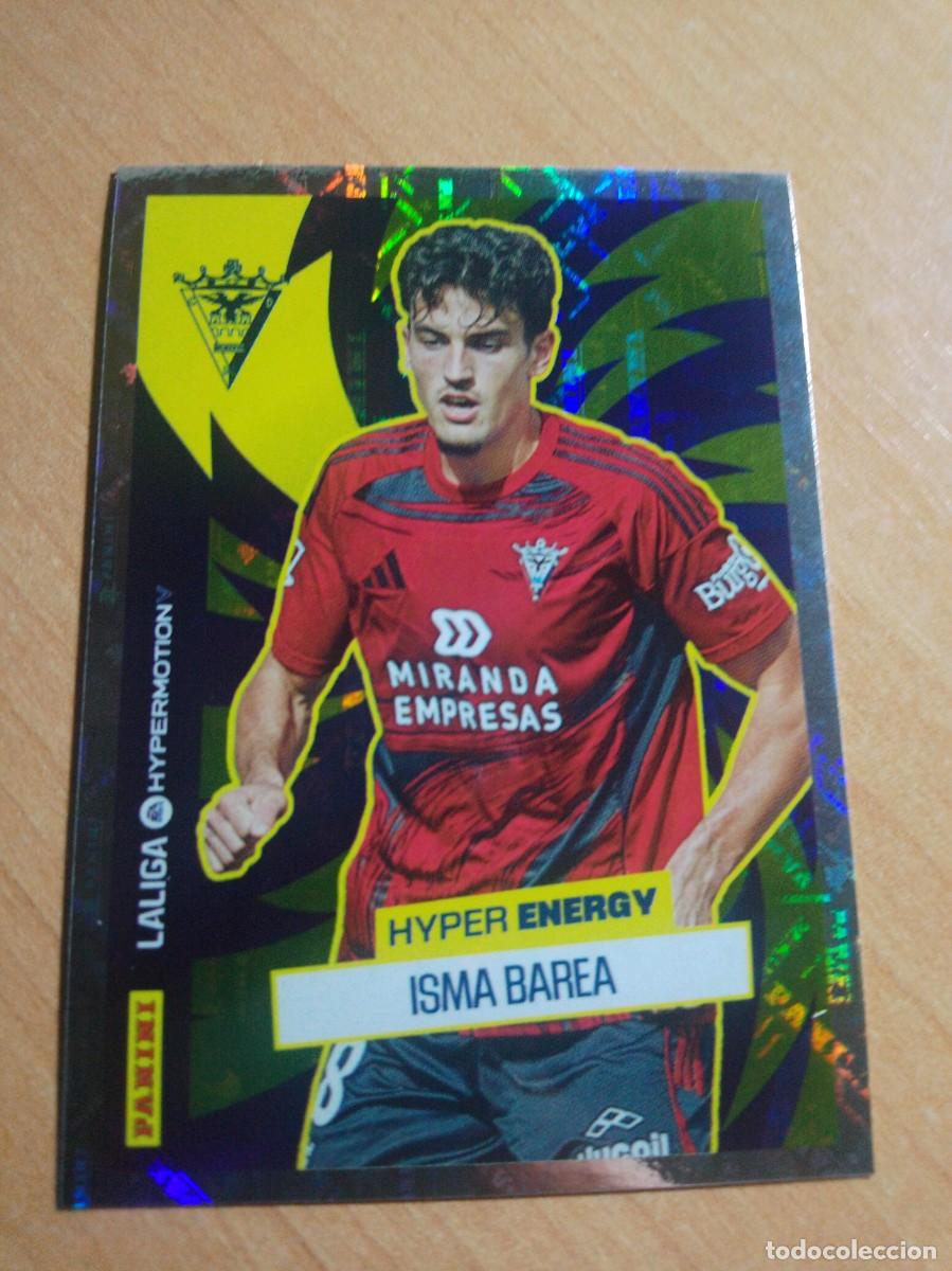 Fu&szlig;ball-Sticker: 469 ISMA BAREA HYPER ENERGY DEL MIRAND&Eacute;S 2&ordf; DIVISION HYPERMOTION 25 26 PANINI 2025 2026