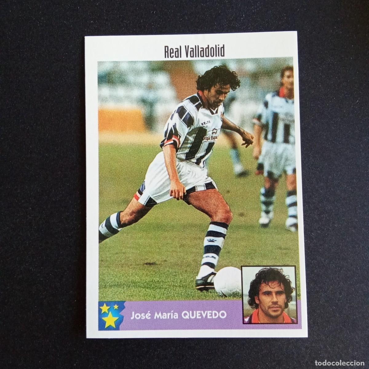 Cromos de f&uacute;tbol: LOS MEJORES EQUIPOS DE EUROPA 1997 1998 97 98 PANINI 258 QUEVEDO VALLADOLID SIN PEGAR