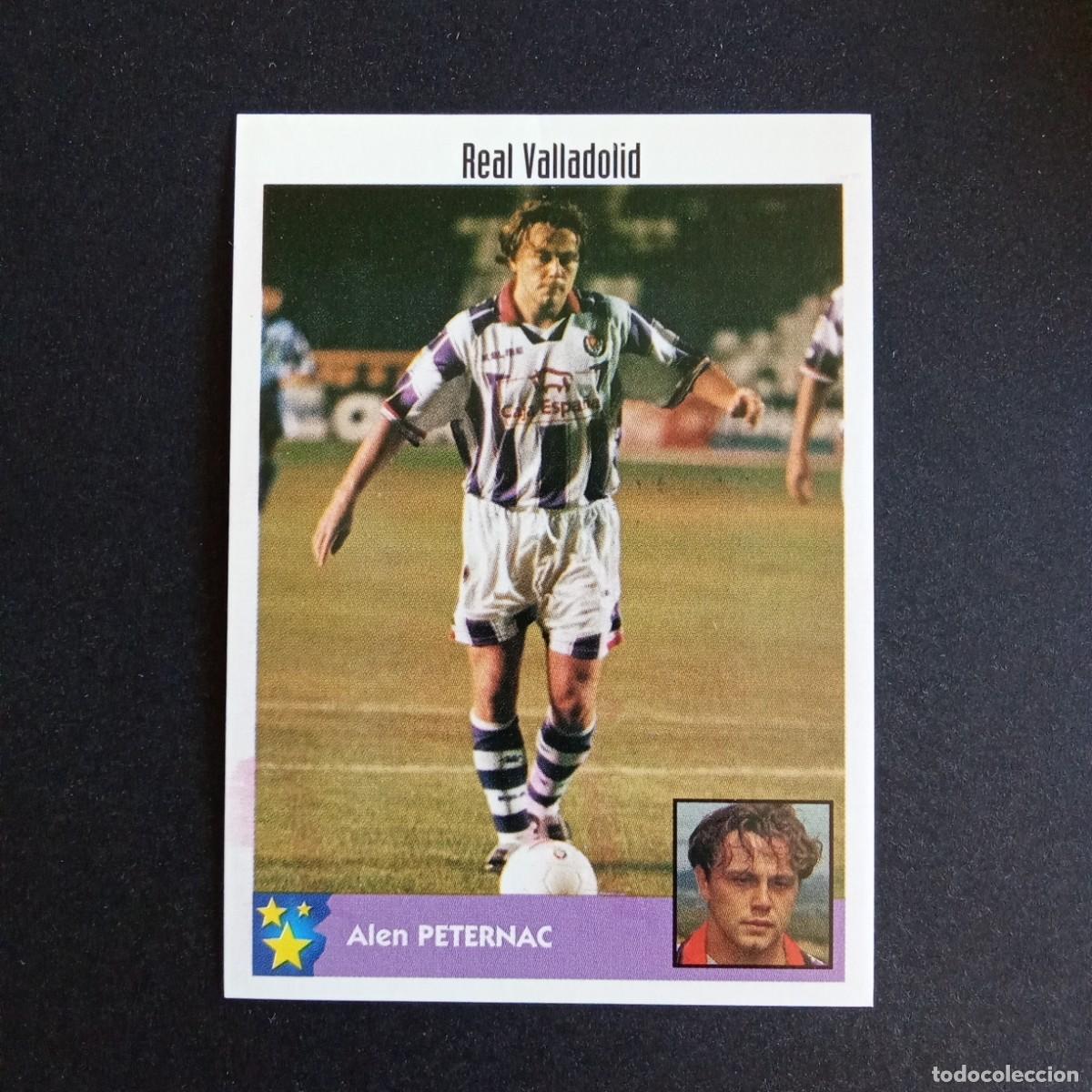 Figurine di Calcio: LOS MEJORES EQUIPOS DE EUROPA 1997 1998 97 98 PANINI 263 PETERNAC VALLADOLID SIN PEGAR