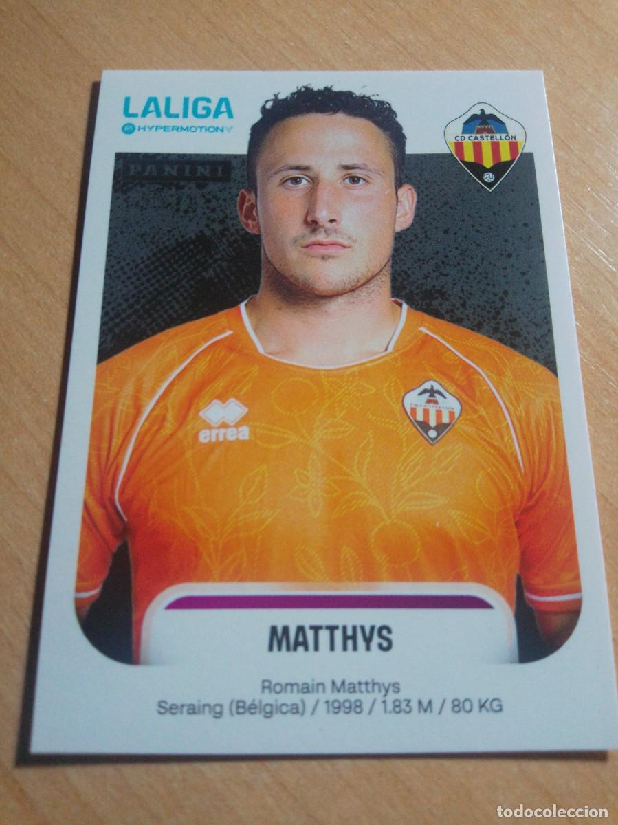 Cromos de F&uacute;tbol: 99 MATTHYS DEL CASTELLON 2&ordf; DIVISION HYPERMOTION 25 26 PANINI 2025 2026