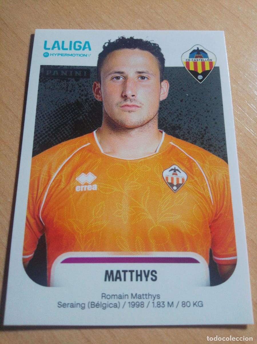 Cromos de F&uacute;tbol: 99 MATTHYS DEL CASTELLON 2&ordf; DIVISION HYPERMOTION 25 26 PANINI 2025 2026