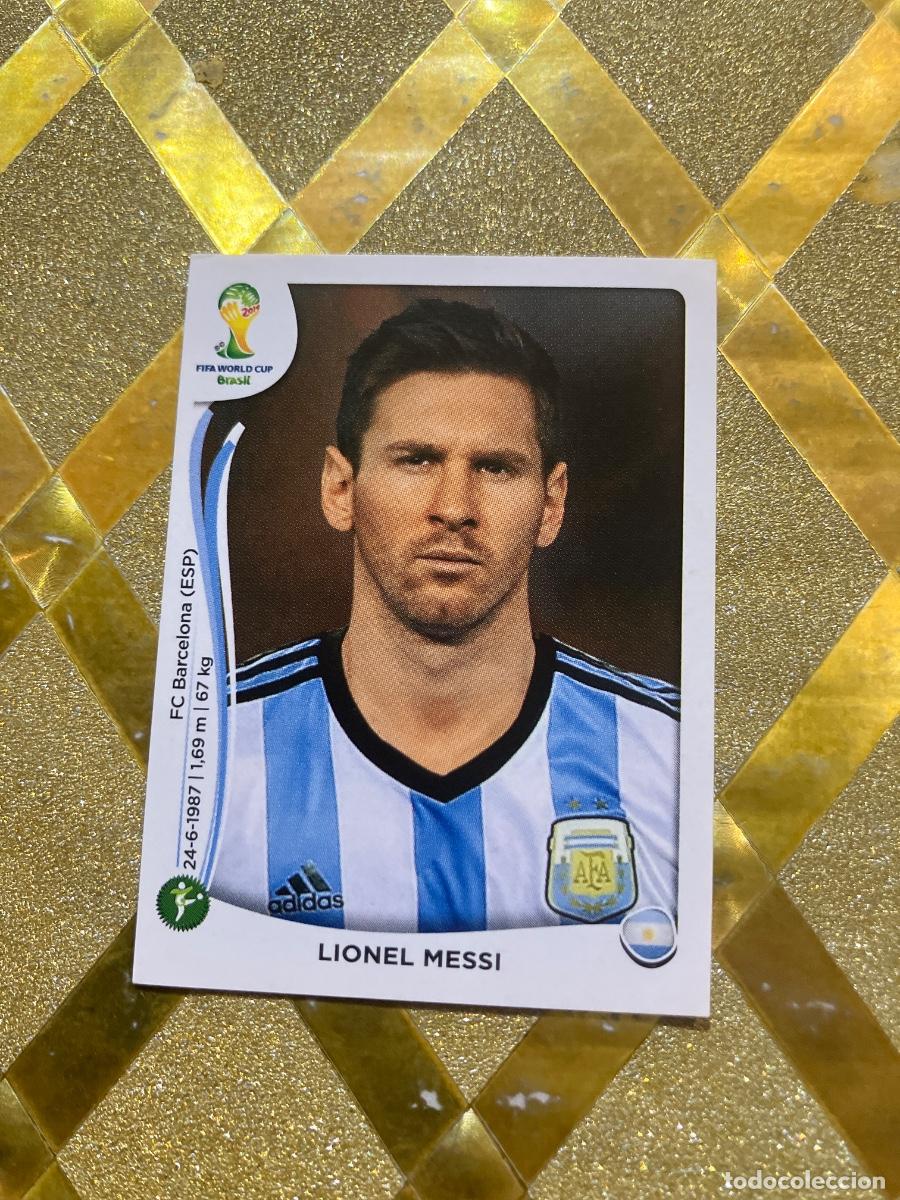 Cromos de F&uacute;tbol: CROMO DE F&Uacute;TBOL NUMERO 430 MESSI ARGENTINA MUNDIAL DE BRASIL PANINI !