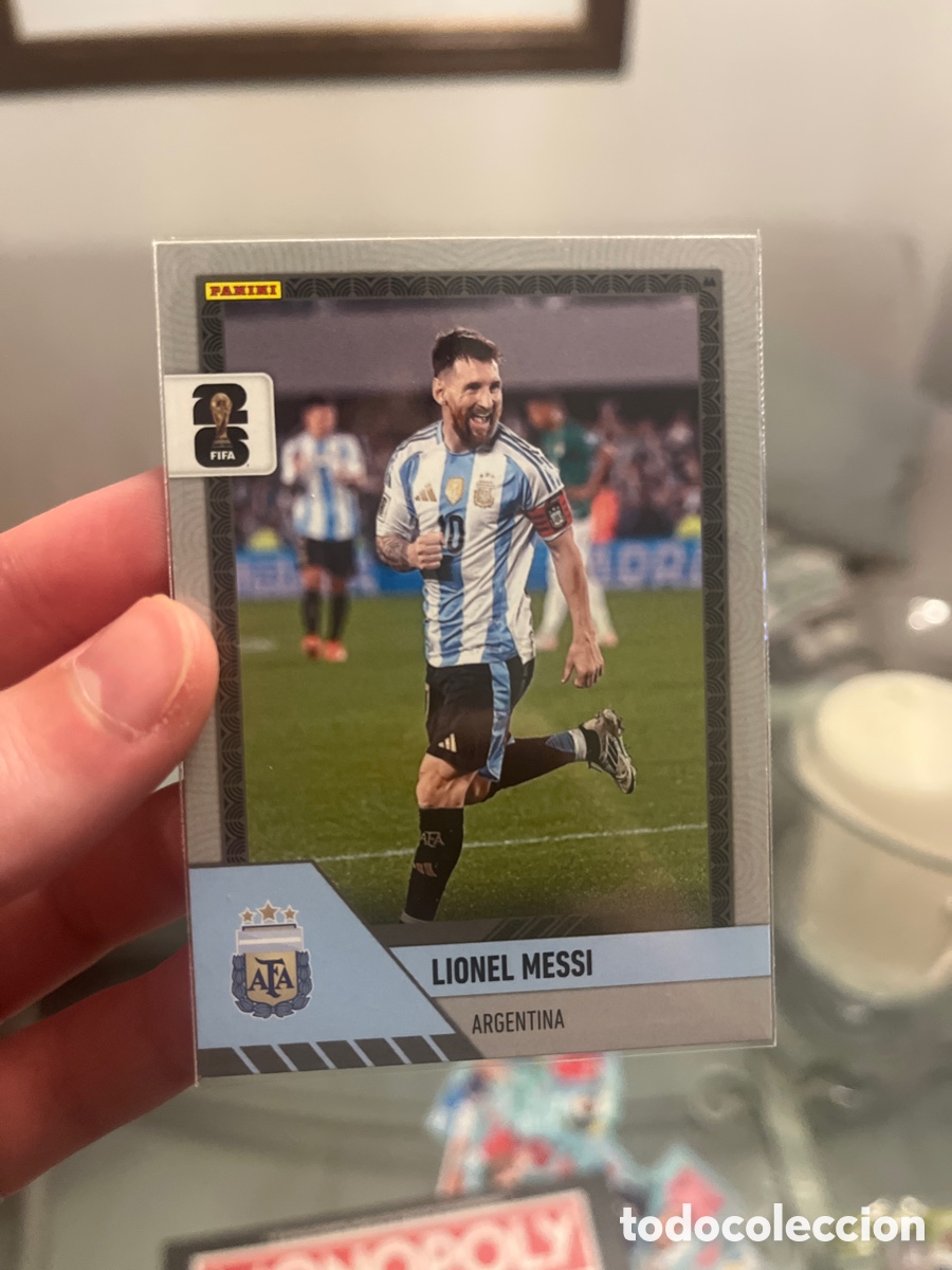 Cromos de F&uacute;tbol: Messi panini Mundial 2026
