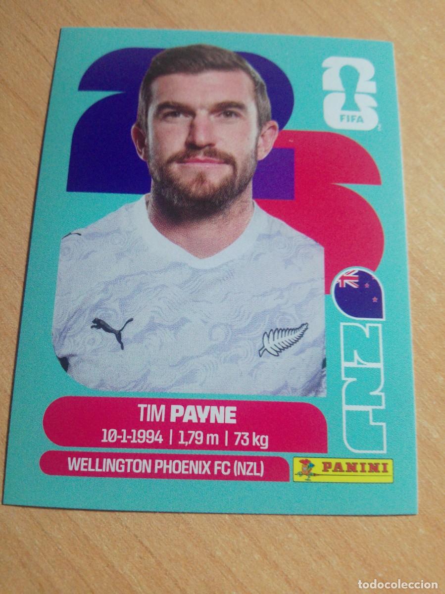 Cromos de F&uacute;tbol: NZL 6 TIM PAYNE NUEVA ZELANDA MUNDIAL FIFA WORLD CUP 2026 26 PANINI STICKERS NUEVO