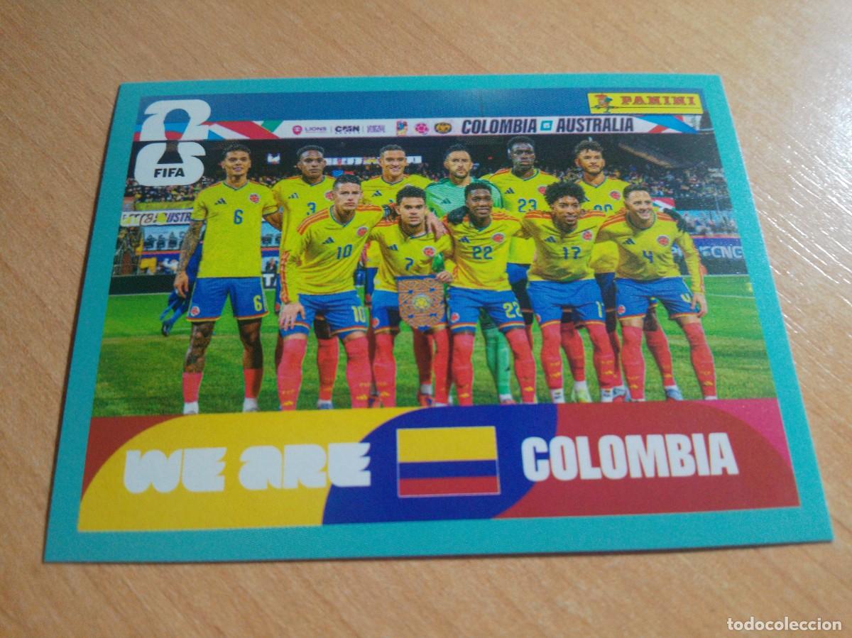 Cromos de F&uacute;tbol: COL 23 SELECCI&Oacute;N DE COLOMBIA MUNDIAL FIFA WORLD CUP 2026 26 PANINI STICKERS NUEVO