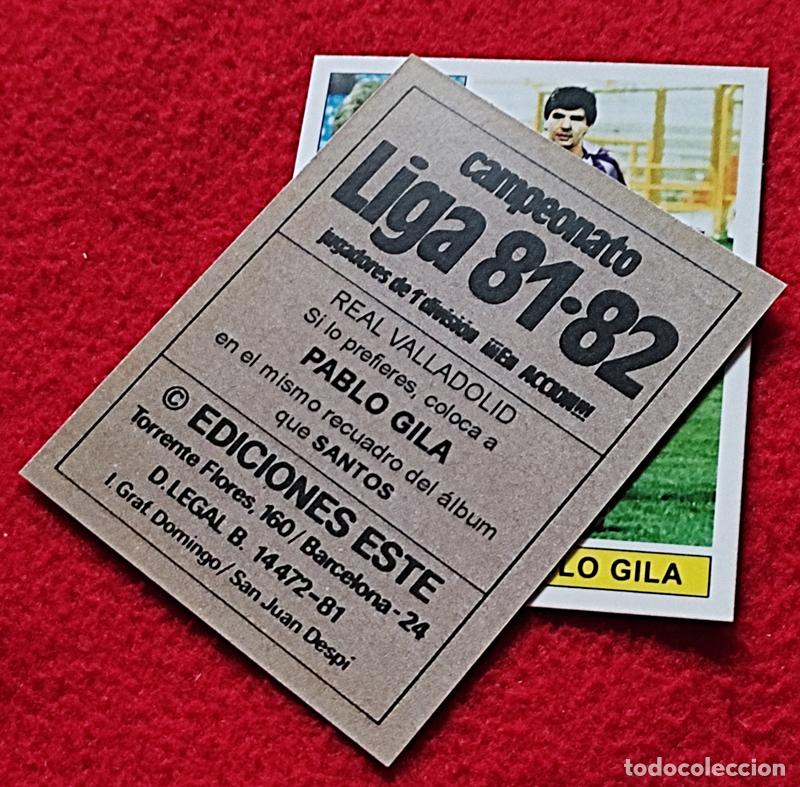 Cromos de F&uacute;tbol: Pablo Gila Real Valladolid custom 81-82
