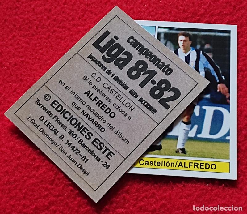 Cromos de F&uacute;tbol: Alfredo C.D. Castell&oacute;n custom 81-82