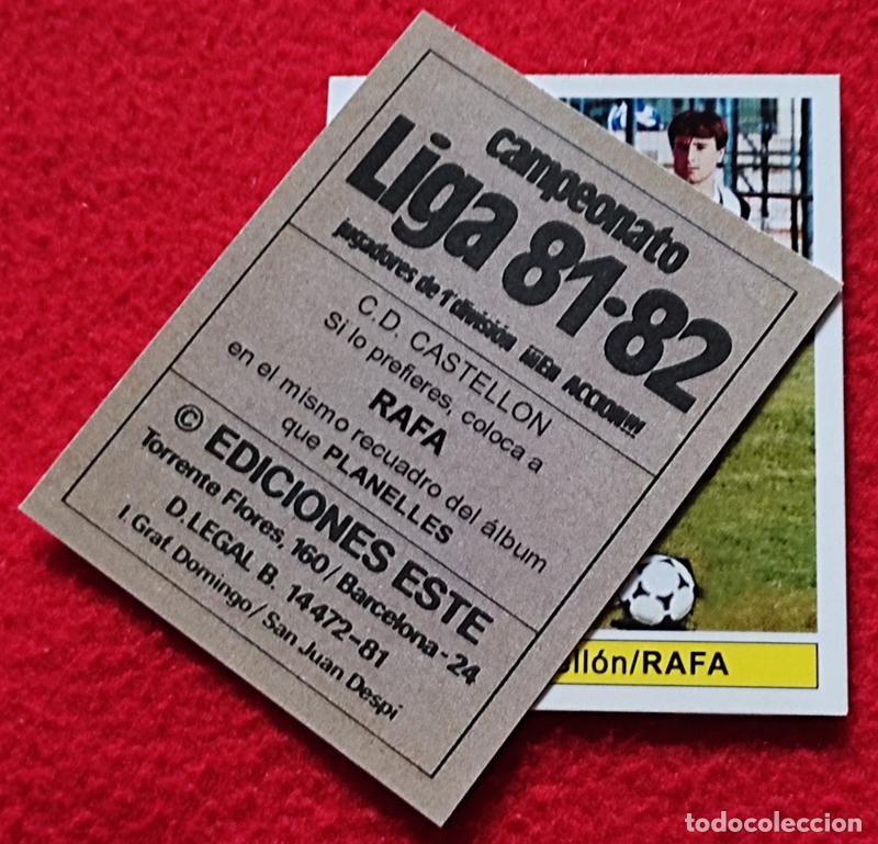 Cromos de F&uacute;tbol: Rafa C.D. Castell&oacute;n custom 81-82