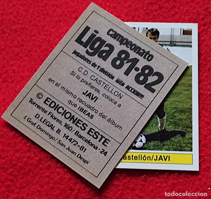 Cromos de F&uacute;tbol: Javi C.D. Castell&oacute;n custom 81-82