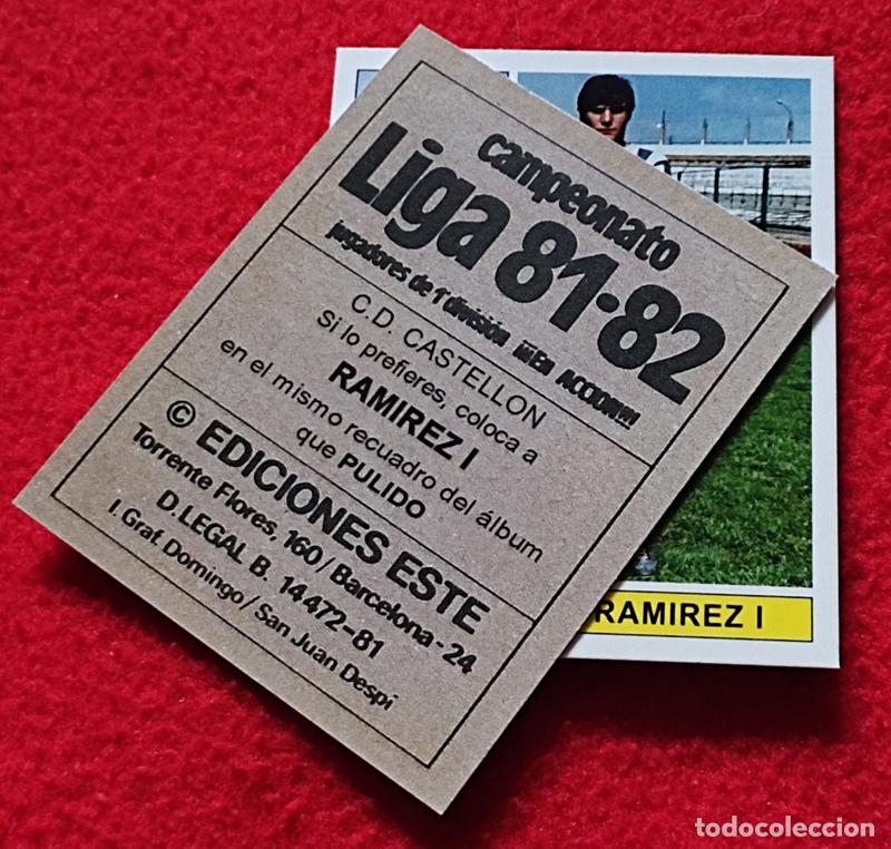 Cromos de F&uacute;tbol: Ramirez II C.D. Castell&oacute;n custom 81-82