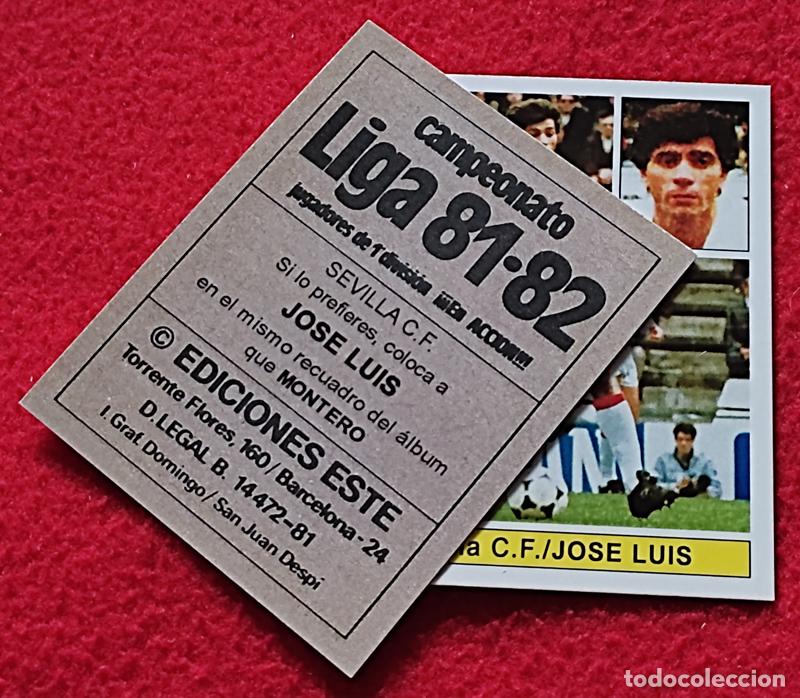 Cromos de F&uacute;tbol: Jose Luis Sevilla C.F. custom 81-82
