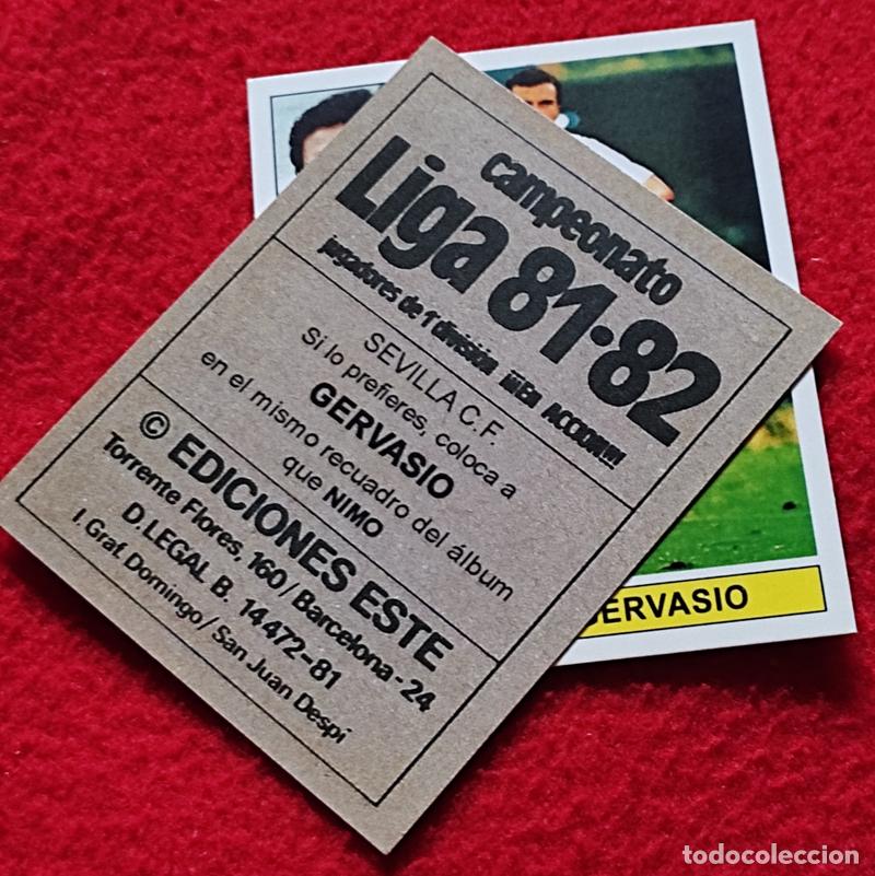 Cromos de F&uacute;tbol: Gervasio Sevilla C.F. custom 81-82