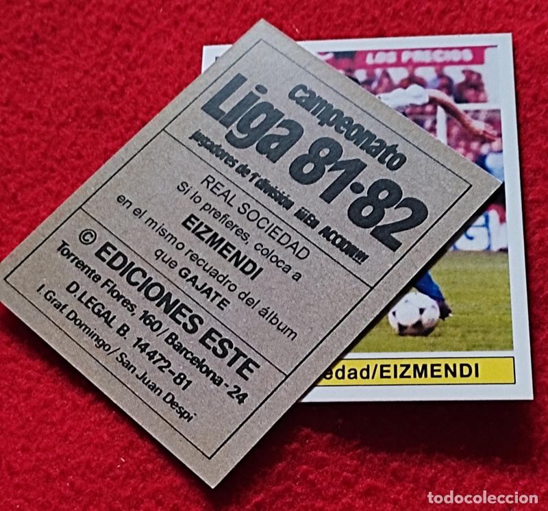 Cromos de F&uacute;tbol: Eizmendi Real Sociedad custom 81-82