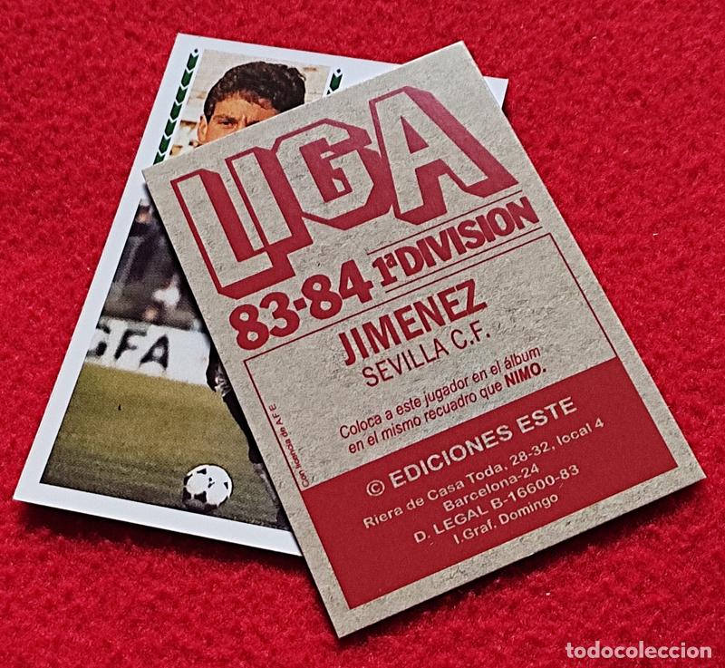 Cromos de F&uacute;tbol: Jimenez Sevilla C.F. custom 83-84