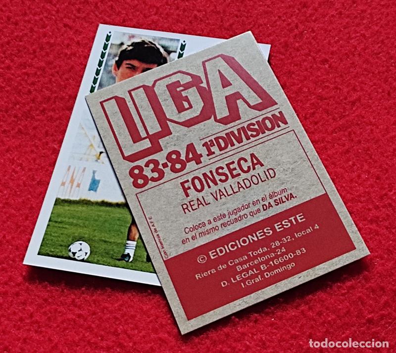 Cromos de F&uacute;tbol: Fonseca Real Valladolid custom 83-84