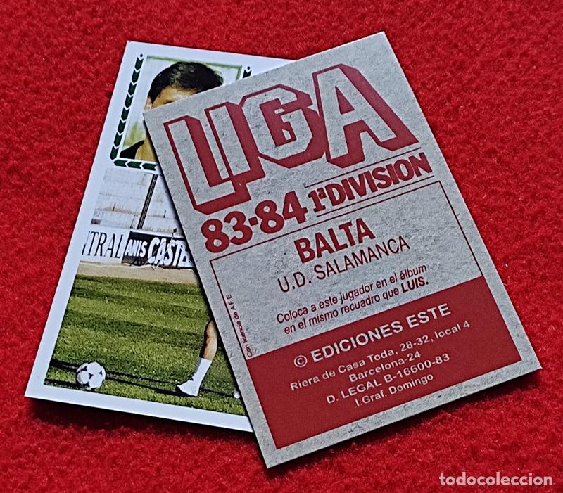 Cromos de F&uacute;tbol: Balta U.D. Salamanca custom 83-84