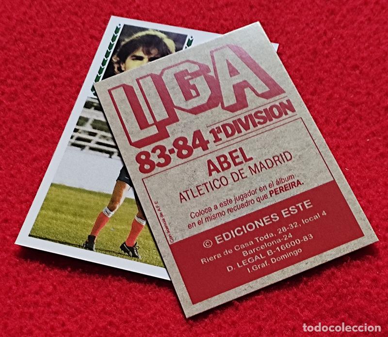 Cromos de F&uacute;tbol: Abel At. Madrid custom 83-84