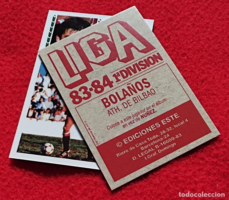 Cromos de F&uacute;tbol: Bola&ntilde;os Athletic Club de Bilbao custom 83-84