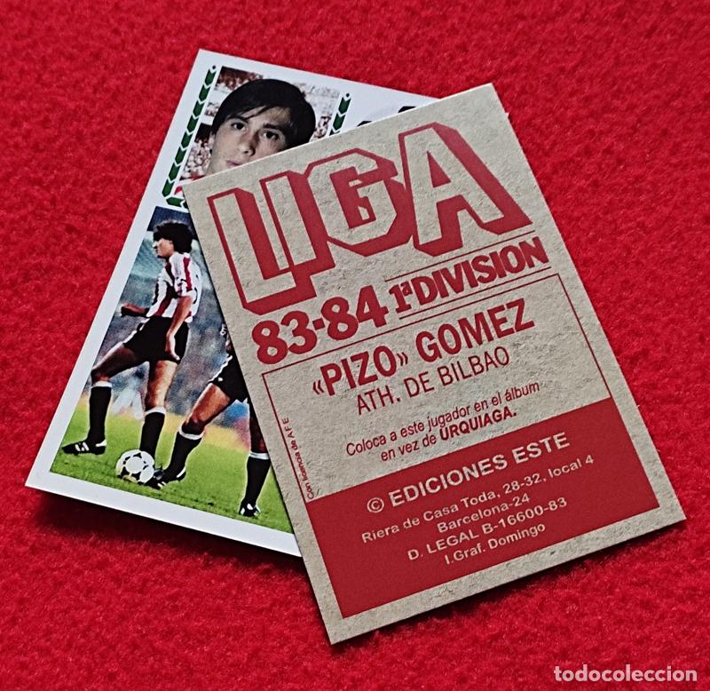 Cromos de F&uacute;tbol: Pizo Gomez Athletic Club de Bilbao custom 83-84