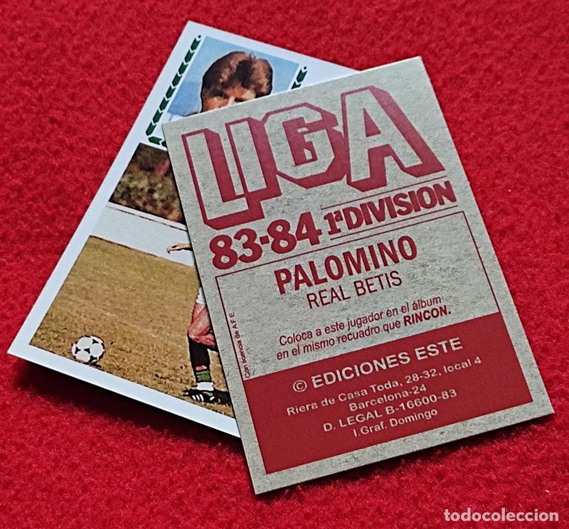 Cromos de F&uacute;tbol: Palomino Real Betis custom 83-84