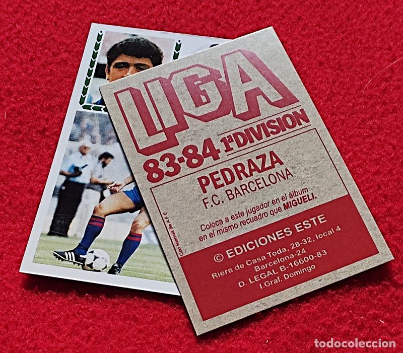Cromos de F&uacute;tbol: Pedraza F.C. Barcelona custom 83-84