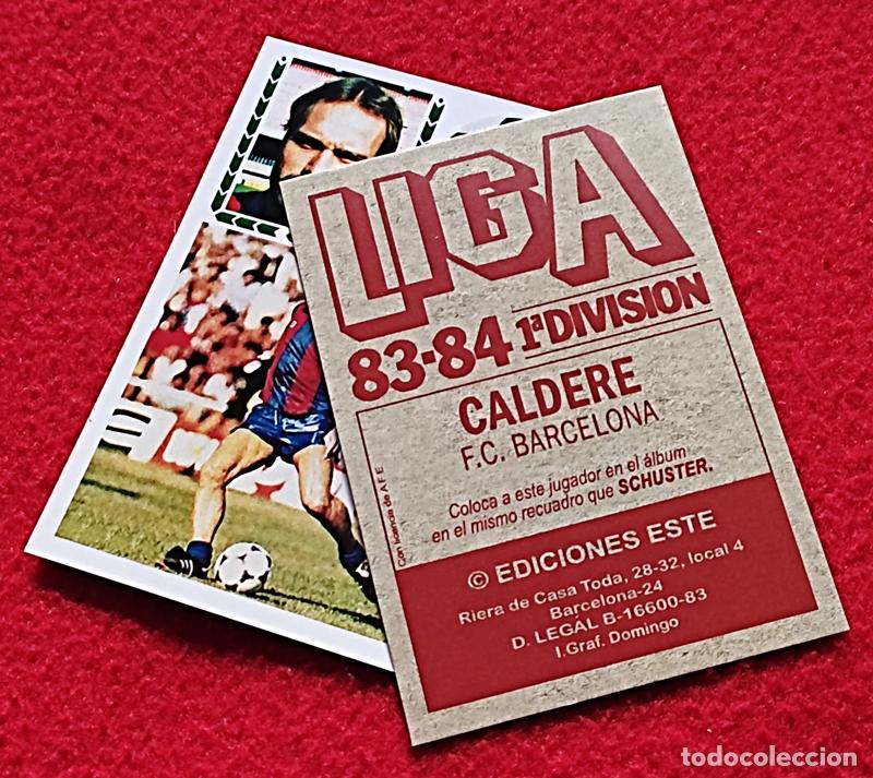 Cromos de F&uacute;tbol: Caldere F.C. Barcelona custom 83-84