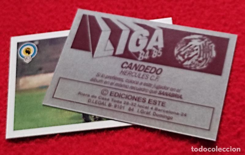 Cromos de F&uacute;tbol: Candedo Hercules C.F. custom 84-85 inedito