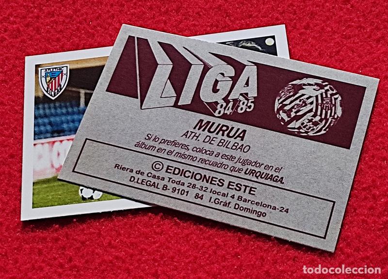 Cromos de F&uacute;tbol: Murua Athletic Club de Bilbao custom 84-85 inedito