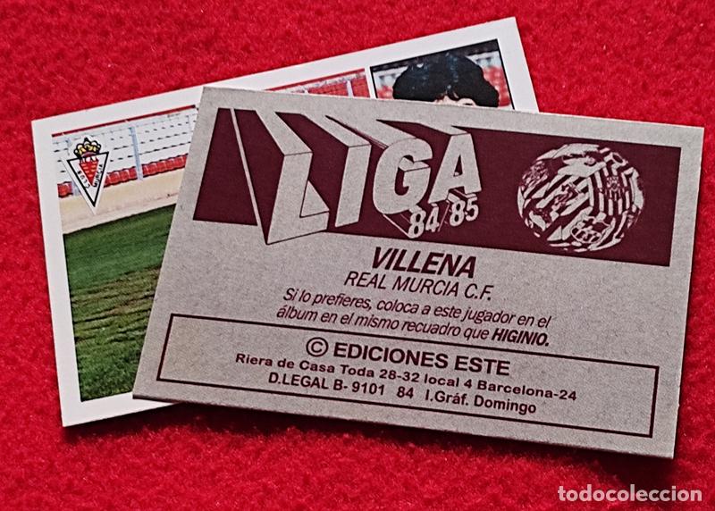 Cromos de F&uacute;tbol: Villena Real Murcia custom 84-85 inedito