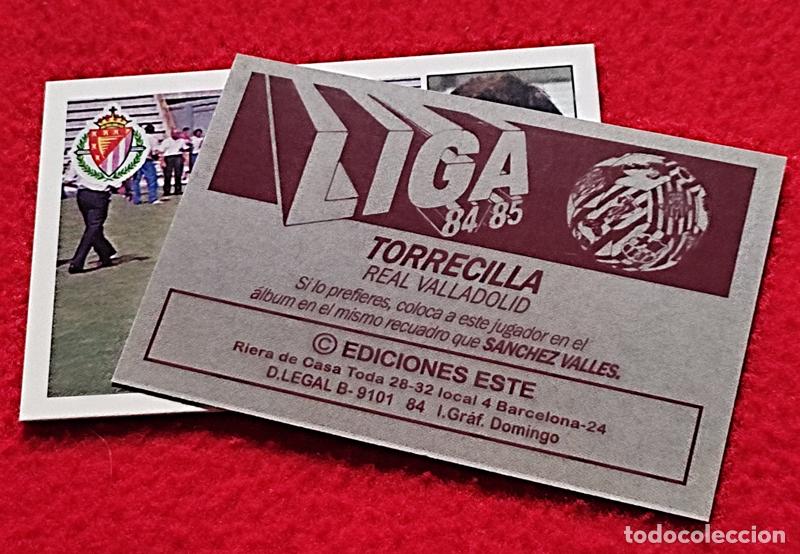 Cromos de F&uacute;tbol: Torrecilla Real Valladolid custom 84-85 inedito