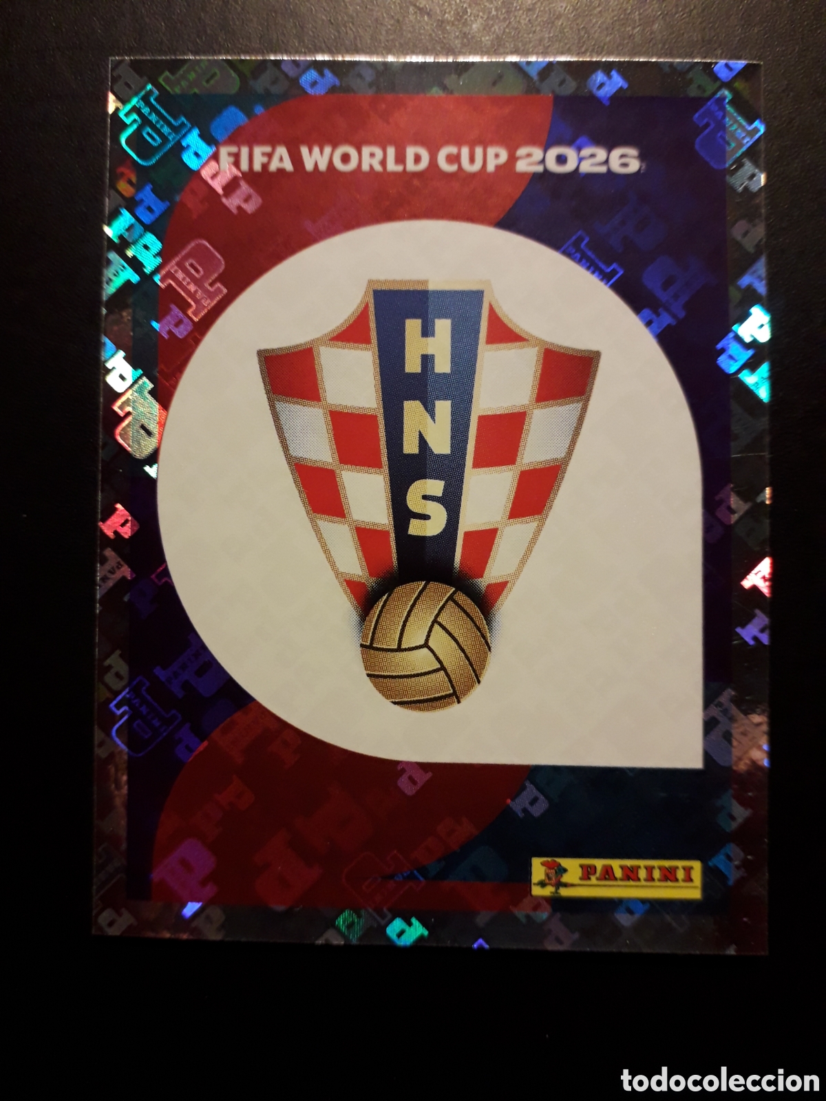 Cromos de F&uacute;tbol: ESCUDO CROACIA CRO 1 MUNDIAL F&Uacute;TBOL 2026 FIFA WORLD CUP PANINI SIN PEGAR PEDIDO M&Iacute;NIMO 3&euro;.