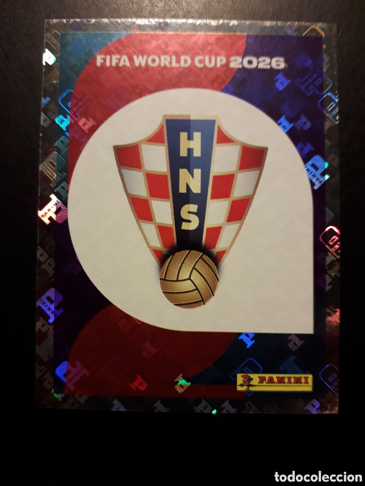 Cromos de F&uacute;tbol: ESCUDO CROACIA CRO 1 MUNDIAL F&Uacute;TBOL 2026 FIFA WORLD CUP PANINI SIN PEGAR PEDIDO M&Iacute;NIMO 3&euro;