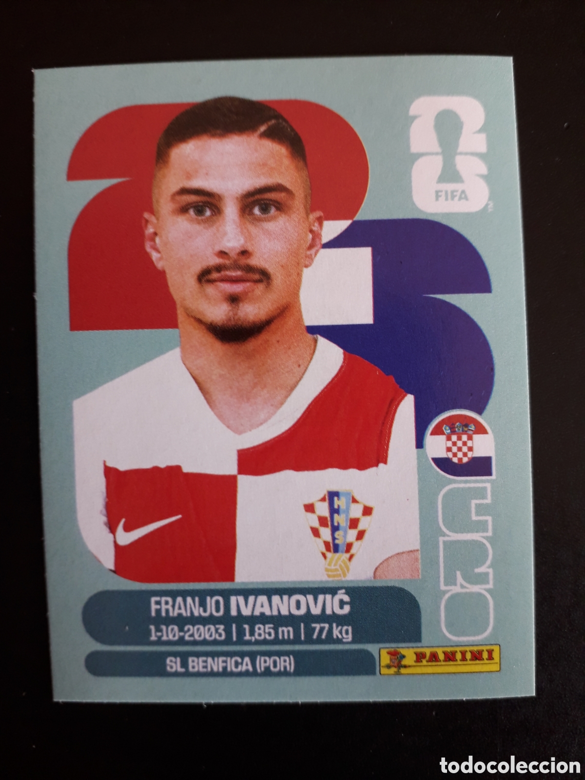 Cromos de F&uacute;tbol: IVANOVIĆ CROACIA CRO 20 MUNDIAL F&Uacute;TBOL 2026 FIFA WORLD CUP PANINI SIN PEGAR PEDIDO M&Iacute;NIMO 3&euro;